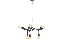 Stora Taklampor Ø50-69 Cm<Eglo Bocadella Taklampa 64cm 9L Svart