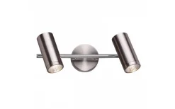 Avlånga Takspotlights|Takspot Med 2 Lampor<Rendl Bogard II Takspotlight Matt nickel LED 2x5W 3000K