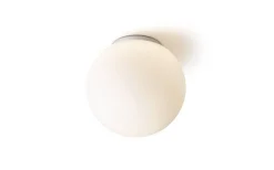 Rendl Bolly Plafond 26cm Opal/Krom IP44* Badrumslampor Tak|Plafonder