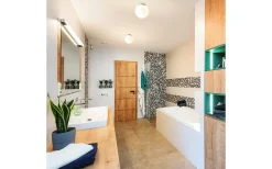 Rendl Bolly Plafond 26cm Opal/Krom IP44* Badrumslampor Tak|Plafonder