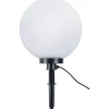 Markbelysning<Reality Bolo Trädgårdsboll 40cm E27 vit IP44