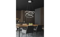 Reality Bologna Takpendel 50cm LED krom 4000K* Stora Taklampor Ø50-69 Cm