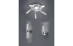 Trio Lighting Bolsa H2O Vägglampa LED 1-dels krom/bubbelglas IP44* Badrumslampor Vägg