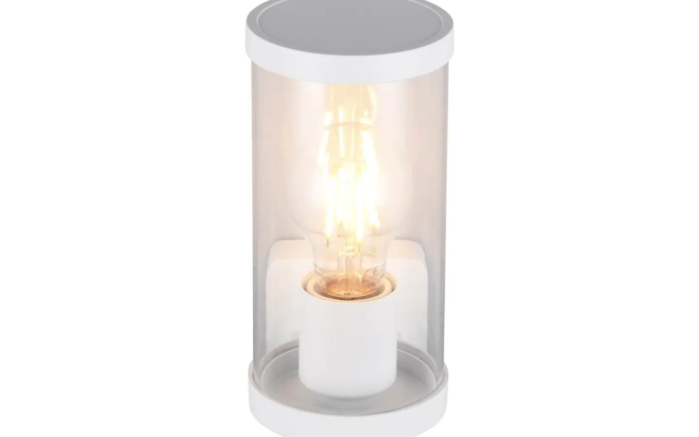 Vägglampor Utomhus<Reality Bonito Vägglampa E27 matt vit IP44