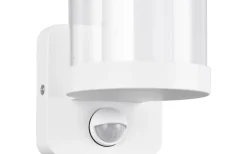 Vägglampor Utomhus<Reality Bonito Vägglampa E27 mattvit rörelsesensor IP44