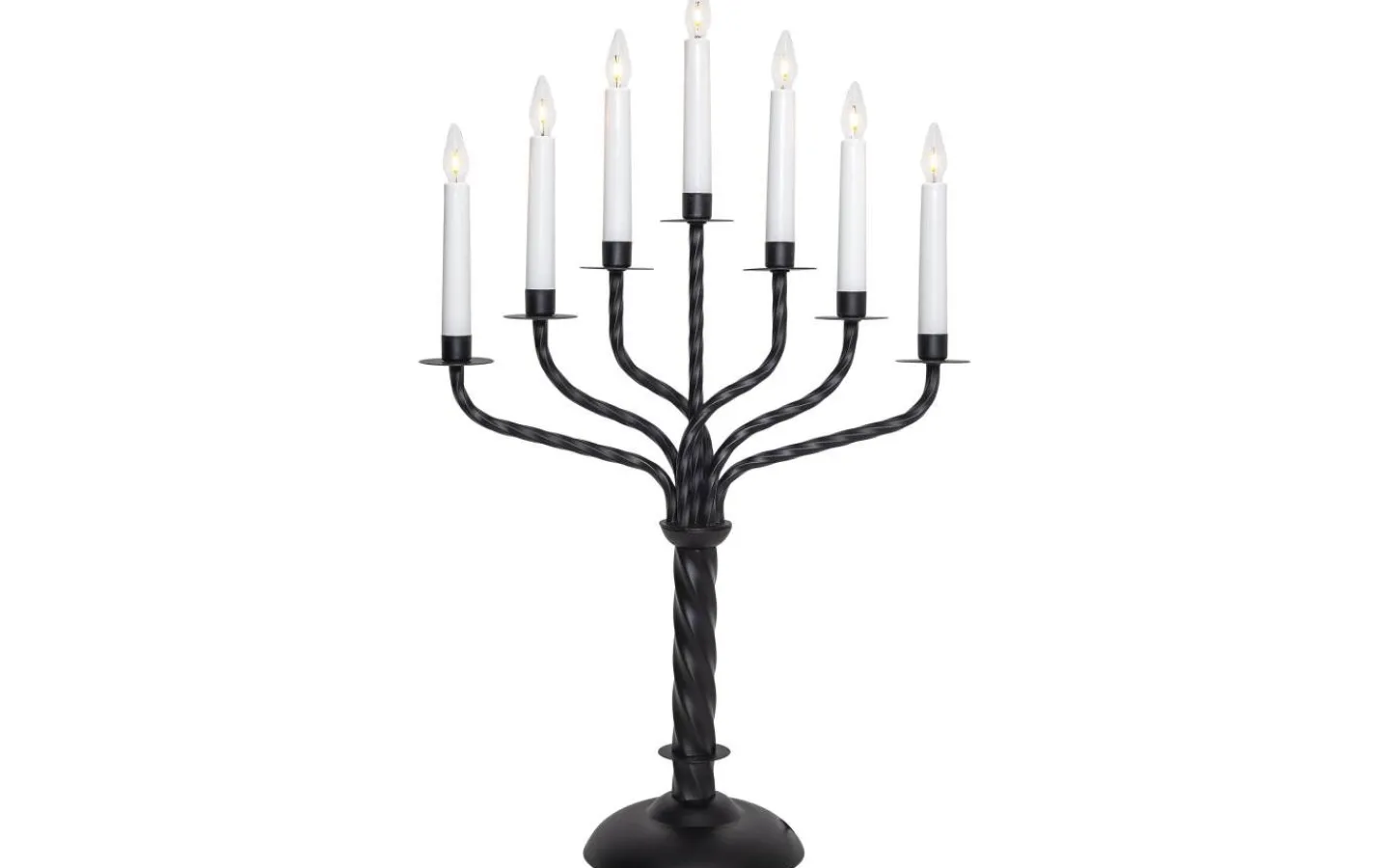 Star Trading Bore Adventsljusstake LED 56cm Svart* Adventsljusstakar 31-60 Cm