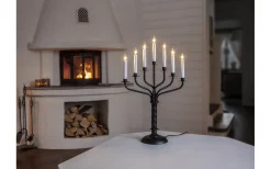 Star Trading Bore Adventsljusstake LED 56cm Svart* Adventsljusstakar 31-60 Cm