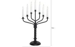 Star Trading Bore Adventsljusstake LED 56cm Svart* Adventsljusstakar 31-60 Cm