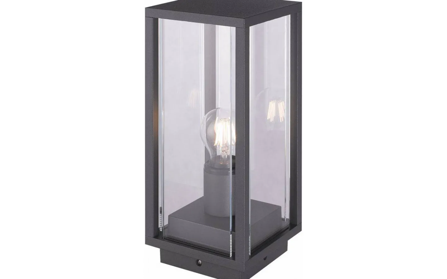 Malmbergs Bore Markarmatur 35cm E27 Mörkgrå IP54* Pollare & Grindlyktor