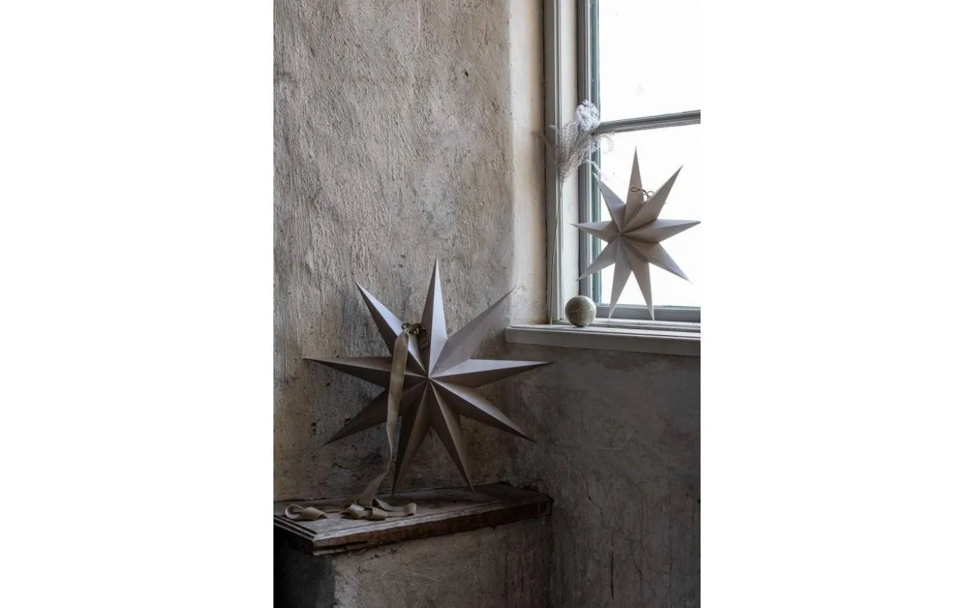 Boris Pappstjärna 70cm Mörkgrå