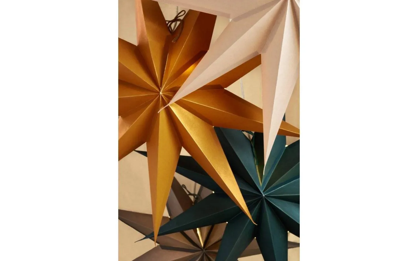 Boris Pappstjärna 70cm Mörkgrå