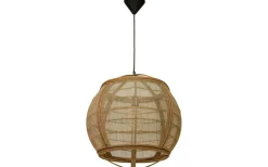 Aneta Borneo Taklampa 50cm Natur* Stora Taklampor Ø50-69 Cm