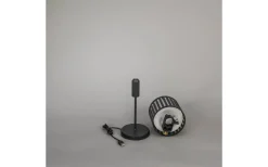 Konstsmide Bottle Uppladdningsbar Bordslampa LED 28cm Svart IP54* Uppladdningsbara Lampor Utomhus|Uppladdningsbara Lampor Utomhus