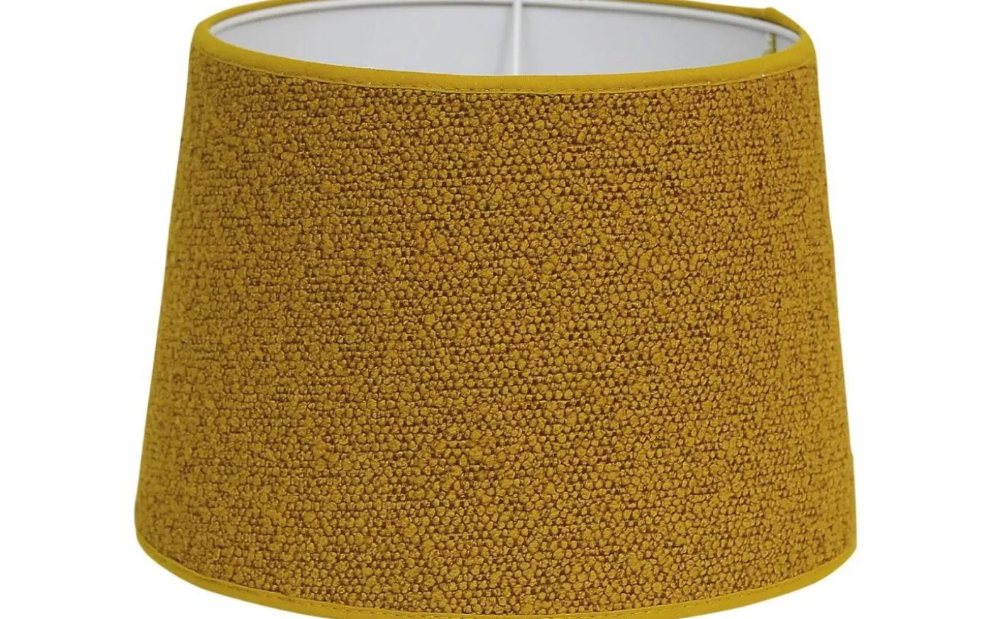 Boucle Lampskärm Ø24cm Guldgul