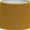 Boucle Lampskärm Ø35cm Guldgul