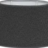 Boucle Lampskärm Oval 20cm Antracitgrå
