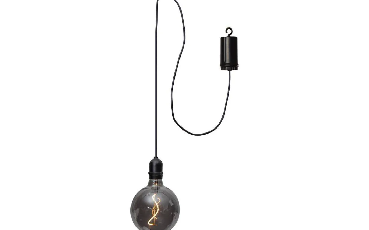 Bowl Batteridriven Lampa Rökfärgad IP44