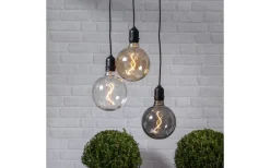 Bowl Batteridriven Lampa Rökfärgad IP44