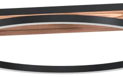 Avlånga Taklampor<Eglo Boyal Taklampa 101cm LED 40W 3000K Svart/Rustik