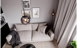 By Rydens Boyle Golvlampa 164cm Rökgrå* Golvlampor