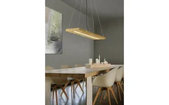 Trio Lighting Brad Taklampa LED i trä* Avlånga Taklampor