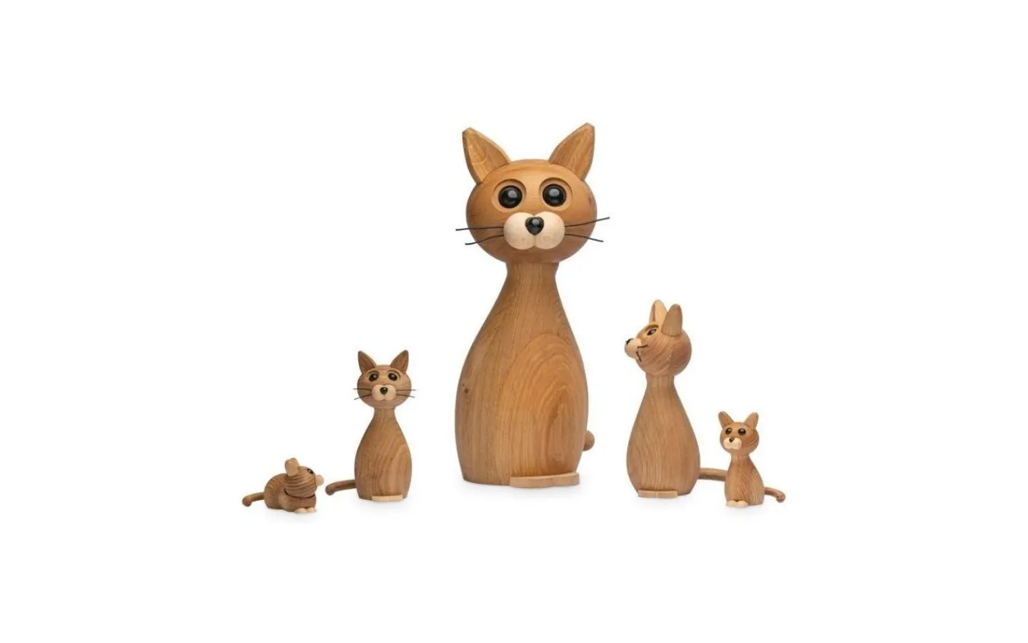 Trädekorationer<Spring Copenhagen Brave Katt Trädekoration 24 cm Ek