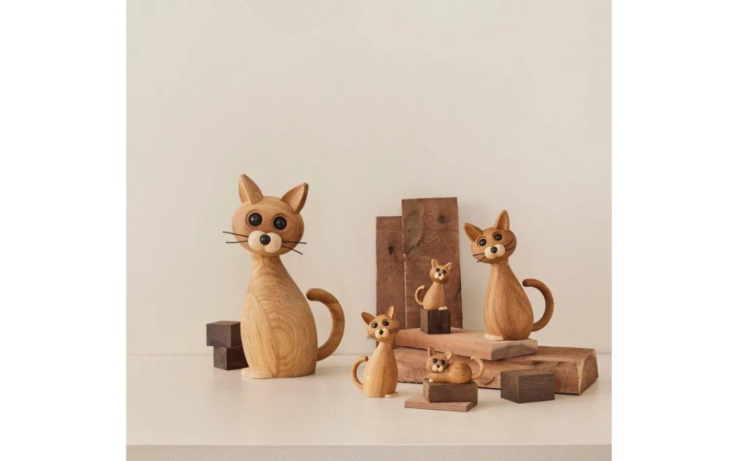 Trädekorationer<Spring Copenhagen Brave Katt Trädekoration 24 cm Ek