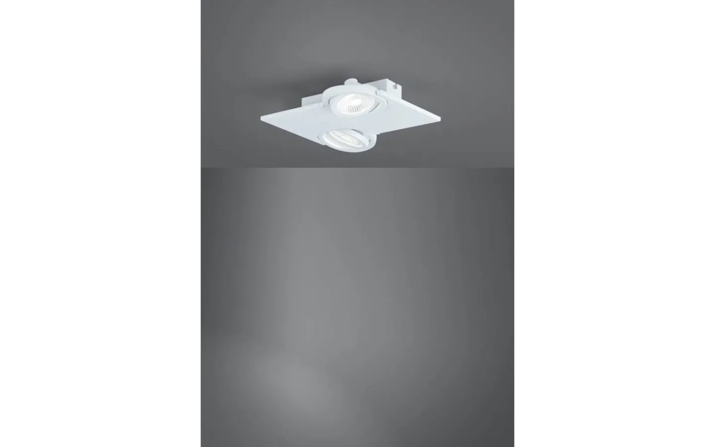 Eglo Brea Takspotlight 28cm LED 3000K 2x5W Vit* Takspot Med 2 Lampor