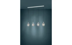 Avlånga Taklampor<Eglo Bregalla Taklampa 109cm Svart Glas