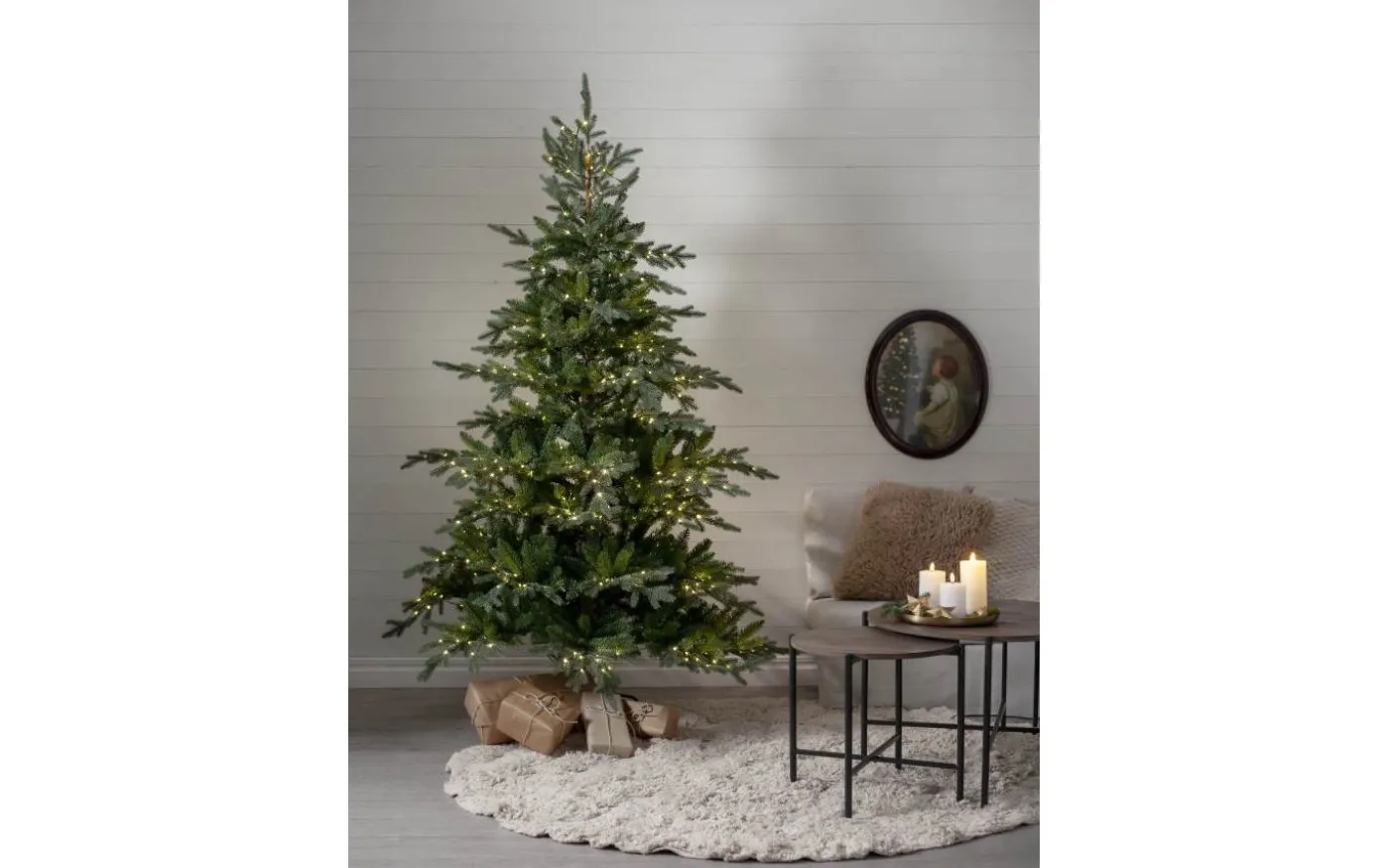 Brekstad Konstgran LED 210cm