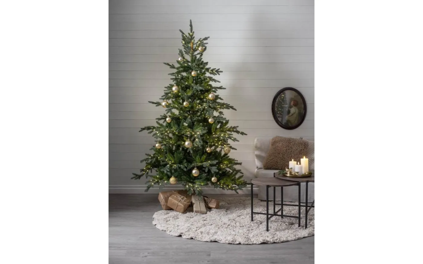 Brekstad Konstgran LED 210cm