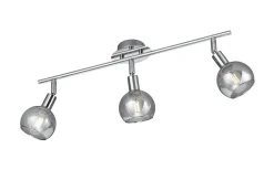 Reality Brest Spotlight 3-delad E14 krom* Avlånga Takspotlights|Takspot Med 3 Lampor