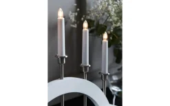 Visa Alla Adventsljusstakar|Adventsljusstakar 31-60 Cm<Markslojd Bridge Adventsljusstake 36cm 5L Vit/Stål