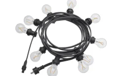 Partyslingor Utomhus 230V|Partyslingor Utomhus 230V<PR Home Bright Light Ljusslinga START 7,2m med 10st Klara ljuskällor Svart IP44