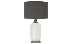 Mauro Ferretti Brighty Bordslampa 65cm Vit/Grå* Bordslampor