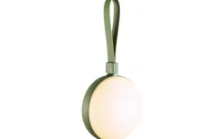 Bring To-Go Uppladdningsbar Lampa 12cm Vit/Grön IP54