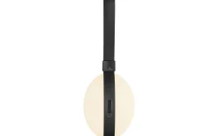 Bring Uppladdningsbar Klotlampa Ø12cm Svart/Opalvit IP44