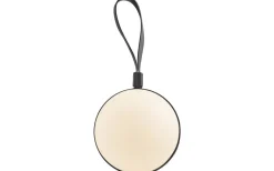 Bring Uppladdningsbar Klotlampa Ø12cm Svart/Opalvit IP44