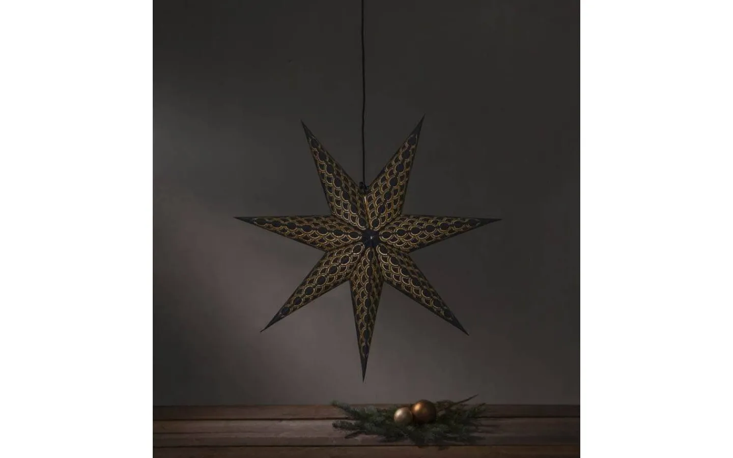 Star Trading Brodie Julstjärna 60cm Svart* Visa Alla Julstjärnor|Julstjärnor Utan Sladd