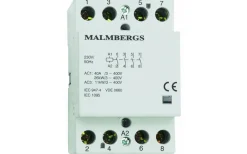 Malmbergs Brumfri kontaktor, 15kW, 63A* Kontaktorer, Startutrustning