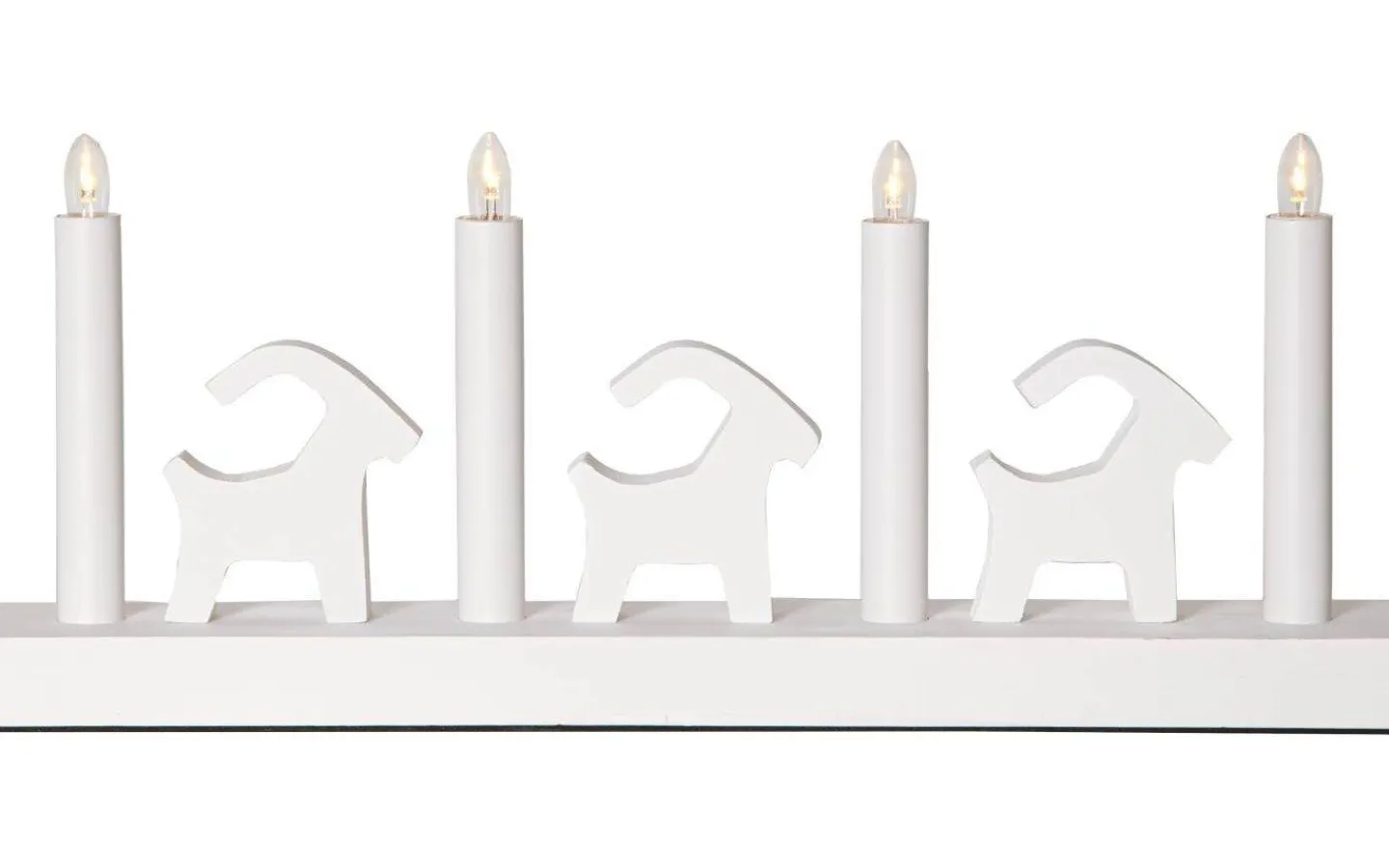 Star Trading Bruse Adventsljusstake 18cm LED Vit* Adventsljusstakar 0-30 Cm