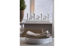 Star Trading Bruse Adventsljusstake 18cm LED Vit* Adventsljusstakar 0-30 Cm