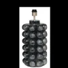 Hallbergs Bubbels Lampfot 49cm Black Marble* Sovrum|Vardagsrum