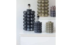 Hallbergs Bubbels Lampfot 49cm Black Marble* Sovrum|Vardagsrum