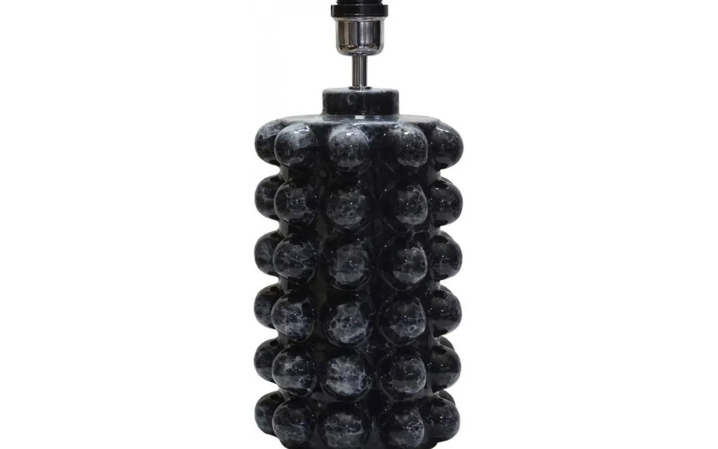 Bubbels Lampfot 38cm Black Marble