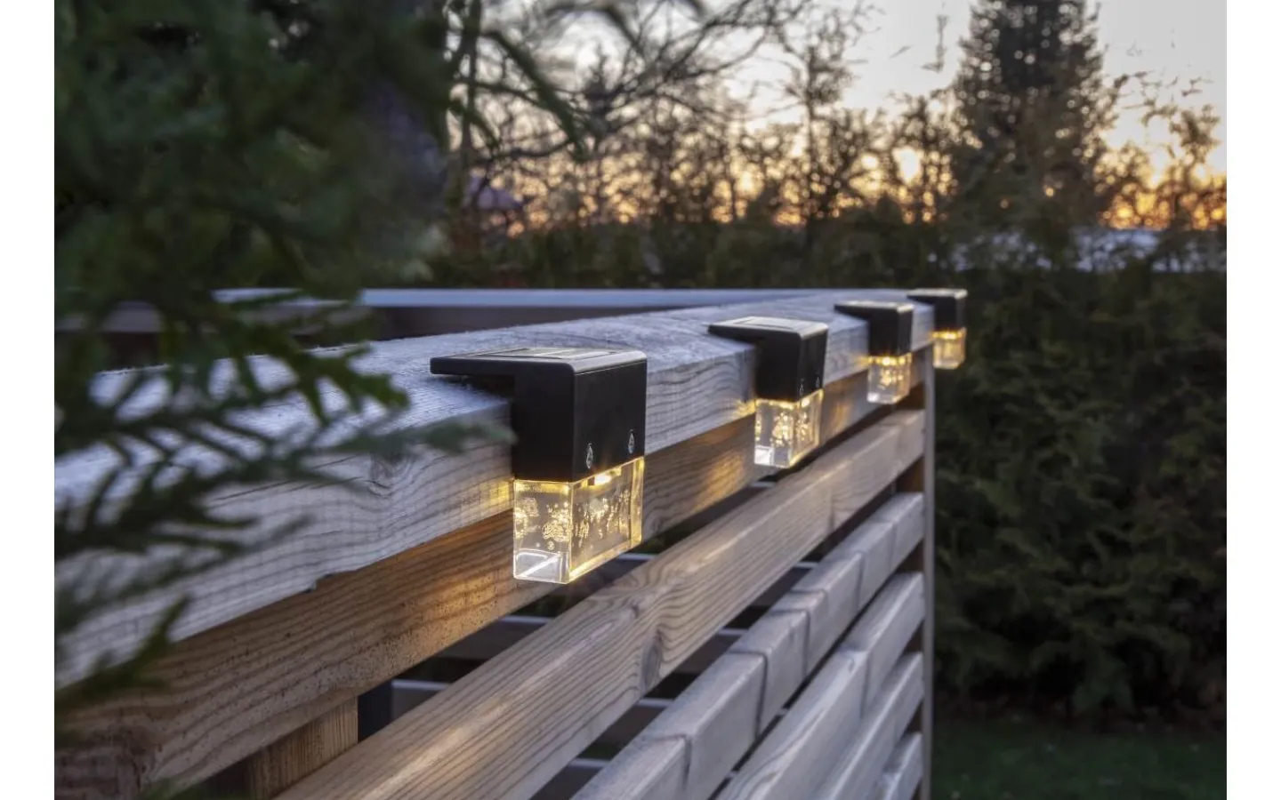 Star Trading Bubbly Fence Solcellsdriven Vägglampa 4-Pack Svart* Solcellslampor Vägg|Visa Alla Solcellslampor