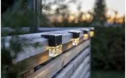 Star Trading Bubbly Fence Solcellsdriven Vägglampa 4-Pack Svart* Solcellslampor Vägg|Visa Alla Solcellslampor