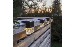 Star Trading Bubbly Fence Solcellsdriven Vägglampa 4-Pack Svart* Solcellslampor Vägg|Visa Alla Solcellslampor