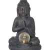 Solcellslampor Dekoration|Visa Alla Solcellslampor<Star Trading Buddha Solcellslampa 27cm