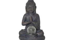 Solcellslampor Dekoration|Visa Alla Solcellslampor<Star Trading Buddha Solcellslampa 27cm